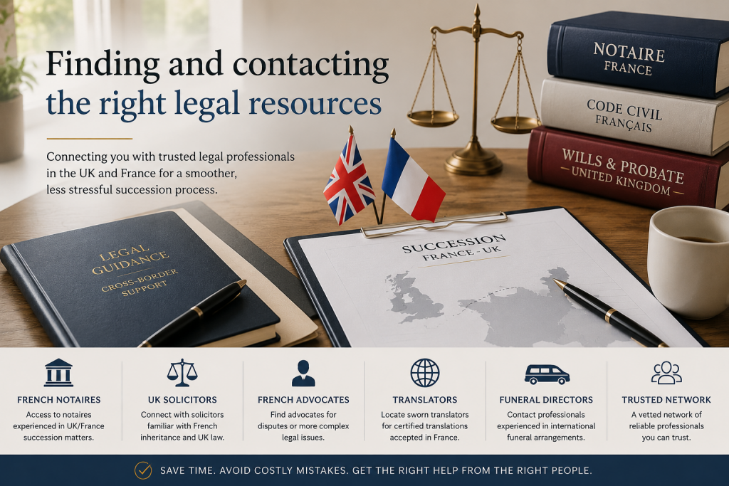 Finding and Contacting the Right Legal Professionals